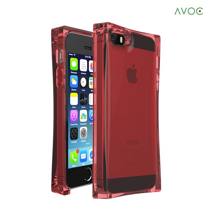 Iphone 5 5se Ice Cube Avoc - Red 3